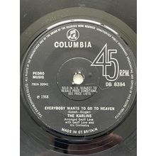 THE KARLINS - EVERYBODY WANTS TO GO TO HEAVEN (UK 7" VINYL, 1968)