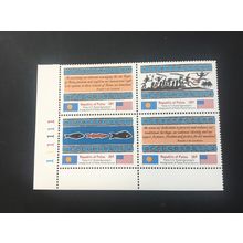 ICOLLECTZONE US Palau 4a plate block VF NH