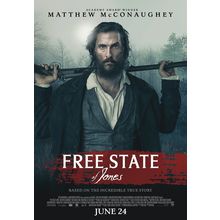 Free State of Jones (2016)_2 Movie Film Poster Canvas iconic design