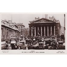EC844 LONDON - THE BANK OF /P POSTCARD