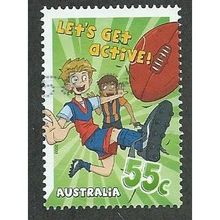 AUS 2009 55c 'LETS GET ACTIVE' FINE USED (EBID34-879)