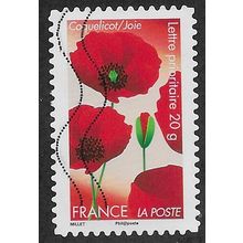 FRA 2012 (60c)(S/A) 'FLOWERS - POPPIES' FINE USED (EBID56-752)