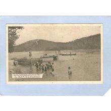 New Jersey High Point On The Bathing Beach At Lake Marcia High Point In Th~2234