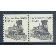 1897A 2c Locomotive Fine MNH Dry Gum CNP Left 4 W0449