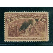 Used 236 8c Columbus Restored to Favor Almost Very Fine C0147