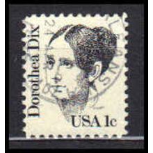Used 1844 1c Dorothea Dix Fine CA0962