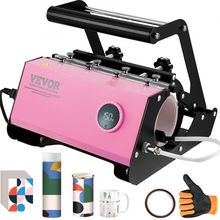 Mug Heat Press, 11-30oz Tumbler Heat Press Machine, Sublimation Transfer Str...