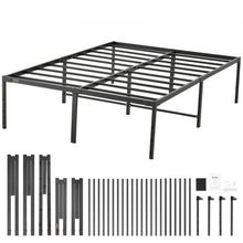 18 Inch Full Metal Bed Frame Platform, No Box Spring Needed, 1500 lbs Loadin...