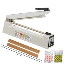 Impulse Sealer 12 inch, Manual Heat Sealing Machine with Adjustable Heating ...