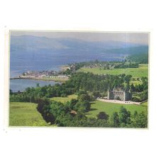INVERARAY used postcard 1990 postmark =