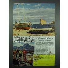 1958 Canada Tourism Ad - The Wonderful World At Your Doorstep