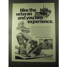 1973 Veterans Administration Ad - Hire Experience