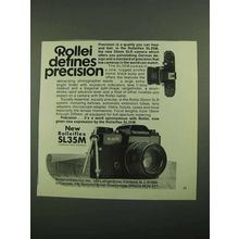 1976 Rollei Rolleiflex SL35M Camera Ad - Precision