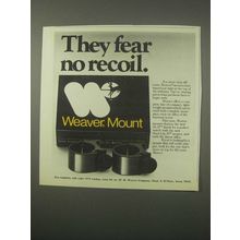 1979 Weaver Mounts Ad - They Fear No Recoil
