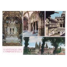 SANTIAGO DE COMPOSTELA, SPAIN used postcard 1991 =