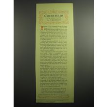 1948 Courtaulds Ltd Ad - Courtaulds in the United Kingdom No. 7 Rochdale
