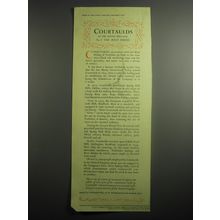 1948 Courtaulds Ltd Ad - Courtaulds in the United Kingdom No. 8 The West Riding