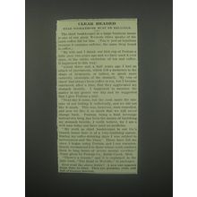 1913 Postum Drink Ad - Clear Headed