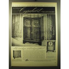 1950 Capehart Advertisement - Virginian Television and Capehart Phonograph-Radio
