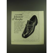 1974 Johnston & Murphy Riviera Moccasin Shoes Ad - Unmistakably