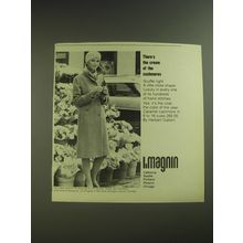 1974 I.Magnin Cashmere Coat Ad - There's the cream of the cashmeres