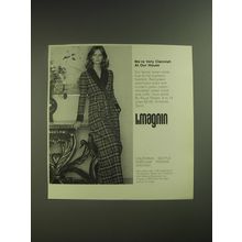 1974 I.Magnin Royal Robes Ad - We're very Clannish at our house