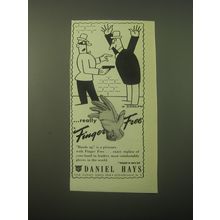 1948 Daniel Hays Gloves Ad - art by Otto Soglow - Robber