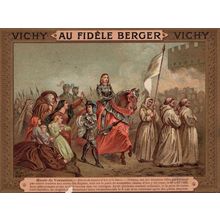 Joan Of Arc French Versailles Museum Antique Trading Postcard Card