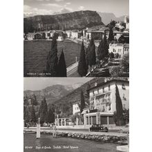 Torbole Hotel Ifigenia Italy 2x Real Photo Postcard s