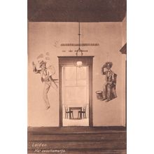 Leiden Het Zweetkamerertje Dutch Wall Painting Antique Postcard