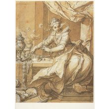 Abraham Bloemaert 1600s Medieval Painting Postcard