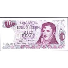 1976 Argentina Banknote 10 Pesos