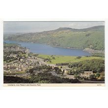 Llyn Padarn and Country Park Llanberis Postcard Wales S0770