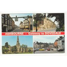 Ashbourne the Gateway to Dovedale Postcard Derbyshire
