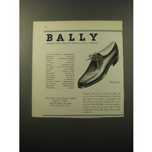 1960 Bally Pillon Shoes Ad - Bally shoes that create international trends