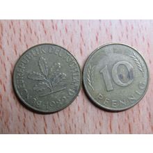 1982j 10 Pfennig Germany Coin
