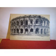 LES ARENES, NIMES, GARD, FRANCE unused antique postcard =