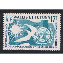 Wallis and Futuna Declaration of Human Rights 1958 MNH SG#171 Sc#153