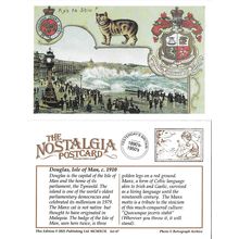 Postcard Douglas Isle of Man c1910 Crest Manx Cat Edwardian - Nostalgia