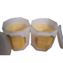 Pineapple Passion Candle Slatkin Scentworx 3 Wick 14.5 oz each - Lot of 2