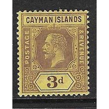 CAYMAN ISLANDS 1912-20 GV 3d MINT SG45