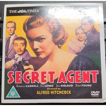 Secret Agent DVD Promo The Times Alfred Hitchcock Peter Lorre John Gielgud 1936
