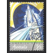 AUSTRALIA 1987: AMERICA'S CUP DEFENCE - 36c VIEW FROM MASTHEAD USED (G4)