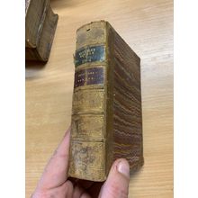 1861 SIR WALTER SCOTT "THE ANTIQUARY / ROB ROY" FICTION ANTIQUE HB BOOK (P4)