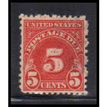 Used J83a 5c Postage Due Fine K1458