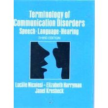 Terminology Of Communication Disorders