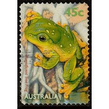Australia 1999 Animal 45c Used P&S Stamp Frog