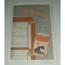 1916 Old Dutch Cleanser Ad - Your Refrigerator