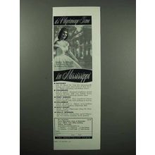 1960 Mississippi Tourism Ad - Sandra Scarbrough