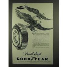 1960 Goodyear 3-T Nylon Double Eagle Tire Ad
